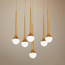 Iron Multi Light Pendant Pendant Lighting Lamps Plus
