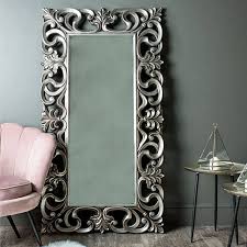 Looking for oversized floor mirrors at affordable prices? Large Antique French Silver Leaf Floor Mirror Living Room China Mirror Wall Mirrors Made In China Com