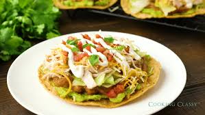 Store tortillas stacked in a zip style bag in the pantry for up to eight days. Chicken Tostada Recipe Cooking Classy
