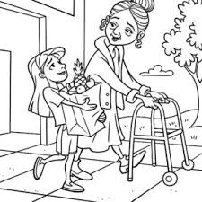 Howdy people , our newly posted coloringpicture that your kids canhave fun with is helping my mother helping others coloring pages, posted in helping otherscategory. Trends For Old People Coloring Pages Sugar And Spice
