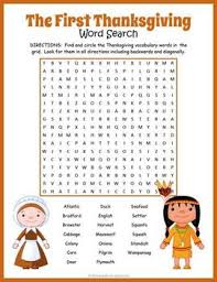 History Of Thanksgiving Word Search Fun Thanksgiving Word Search Thanksgiving Words Thanksgiving Worksheets