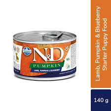 Lamb, dehydrated lamb, whole spelt, whole oats, chicken fat, herring, dehydrated herring, dried whole eggs, dried beet pulp, herring oil, dried carrot, suncured alfalfa meal, chicken cartilage (source of glucosamine hydrochloride and. Farmina N D Starter Mini Breed Wet Puppy Food Lamb Pumpkin Blueberry 140 G Online In India Heads Up For Tails