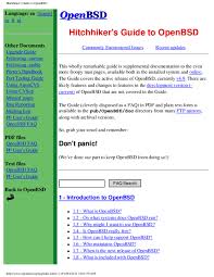 Search on made in russia. Pdf Similiar Openbsd Faq Huio Ijus Academia Edu