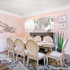 Whether You Use A Lot Or Just A Touch Warm Subdued Pastels From Sherwin Williams Like Quaint Peche Sw 6330 And Creamery Home Dining Room Decor Pulte Homes