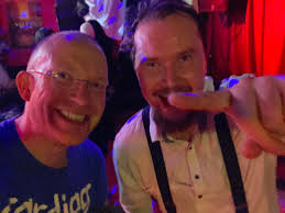 I don't know why my phone decided to make it look like my t-shirt is  dissolving onto the environment and Jon Ivar, but anyway: documentation  that I did my share of more