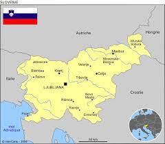 Les amis de la croatie montpellier france. Carte Geographique Et Touristique De La Slovenie Ljubljana Geographie De La Slovenie