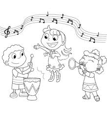 Group Of Children Singing Colouring Pages Disegni Da Colorare Libri Da Colorare Bambini
