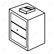 Installation of home fixtures and house decorations icons. Bedside Table With Drawers And Books Vector Illustration Design Royalty Free Cliparts Vectors And Stock Illustration Image 77704324