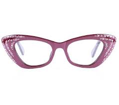 Learn different eyeglass frame materials greatly expand your options for a new look. Frieze Ceres Swarovski Crystals Vintage Frames Company