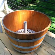 Homemade Patio Umbrella Stand Planter On Wheels Flower And Umbrellas Backyards Makeovers Patio Umbrella Stand Building A Patio Patio Umbrellas
