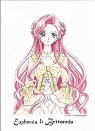 artstation fan art code geass euphemia li britannia clarthe lunagate code geass anime anime characters