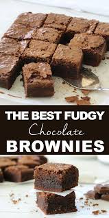 Fudgy Brownies Recipes By Carina Recipe Best Chocolate Brownie Recipe Brownie Recipes Chocolate Brownie Recipe
