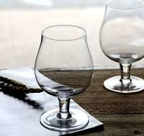 Stock Custom LOGO Hand Blown Crystal Goblet Craft Beer Glass,Tulip Beer  Glass Cup for bar Party