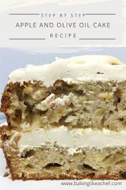 Apple And Olive Oil Cake With Maple Icing Recipe Savory Apple Recipes Apple Coffee Cakes Olive Oil Cake