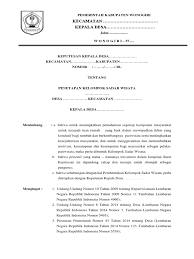 Check spelling or type a new query. Sk Pokdarwis Desa Pdf