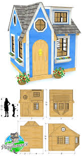 Simple Suburbia Playhouse Plan 2 Sizes With Images Play Houses Build A Playhouse Simple Playhouse