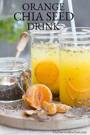 Orange Chia Seed Drink Recipe Chia Seed Drinks Chia Seed Recipes Chia Benefits