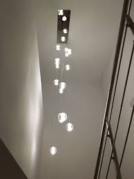 Orion 16 Light Rectangular Floating Glass Globe Led Chandelier Light Up My Home Led Chandelier Chandelier Chandelier Lighting