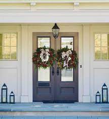 Inspirational front door entrance ideas, including outdoor lighting, landscaping, water features, double front doors, and contemporary pivot front door designs. 37 Double Front Door Ideas Photo Inspiration Home Decor Bliss