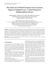 007 poverty in the philippines research paper abstract. Pdf The Extent Of Covid 19 Pandemic Socio Economic Impact On Global Poverty A Global Integrative Multidisciplinary Review
