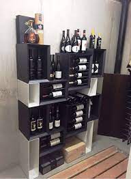 Arredamento Esigo Per Cantina Con Portabottiglie Vino Esigo 5 Floor Wine Cellar Furniture Esigo With Esigo Wine Rack Tabletop Accessories Modular Shelving