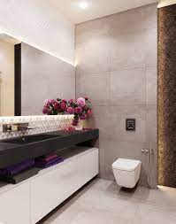 2 One Bedroom Apartments With Modern Color Schemes Beautiful Bathroom Designs Bathroom Design One Bedroom Apartment