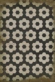 Spicher Co Pattern Ii Resonance Inspired By Old Floor Cloths And Vintage Linoleum These Vibrant Vinyl Floor Clo Floor Cloth Vinyl Flooring Vinyl Floor Mat