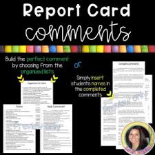Meaningful report card comments for elementary teachers. 90 Quick Report Card Comments For Kindergarten Little Learning Corner