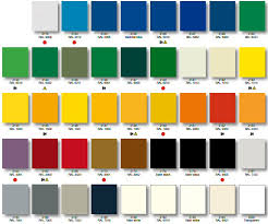 61 Enamel Paint Color Chart