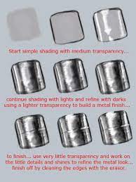 I Know This Is A Really Simple Tutorial That Doesn 39 T Go Into That Much Detail But It 39 S A Metal Art Techniques Metal Drawing Digital Painting Tutorials