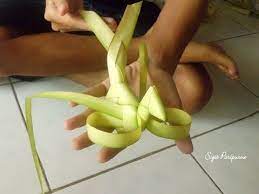 Cara Membuat Ketupat Anak Ayam Dari Daun Kelapa Youtube Kelapa Burung Daun