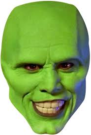 If you watched jim carrey's 'the mask' as a child, you're probably a pretty messed up person. The Mask Jim Carey Cardboard Mask Amazon Co Uk Toys Games