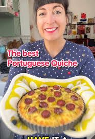 You’ll never guess what makes this quiche so irresistible… Smoky alheira  sausage, sweet leeks, and a touch of Portuguese sunshine 🇵🇹☀️ I grabbed  all the ingredients at Bexeb
