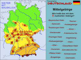 Ganz im süden befindet sich das sogenannte alpenvorland, aus denen dann die alpen werden. Topodeu Topographie Deutschland Ppt Video Online Herunterladen