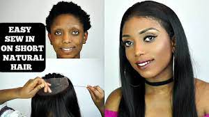 Here's everything you need to know about sew in weaves before your first appointment, including how much it costs, how long it lasts, and more. How To Do A Full Sew In On Short Natural Hair For Beginners West Kiss Hair Youtube