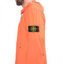 Stone Island Skin Touch Jacket in Orange for Men - Lyst