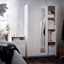 Brimnes Roupeiro C 3 Portas Branco 117x190 Cm Ikea Quarto Ikea Moveis Para Quarto Quarto Na Moda