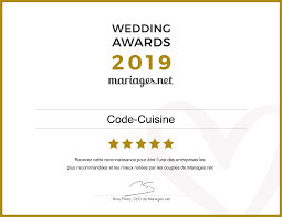 En 2015, 46 300 mariages célébrés à l'étranger ont été transcrits à l'état civil français. Gagnant Wedding Awards Code Cuisine