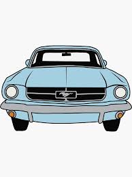 Image result for Skylight Blue 1964 Mustang