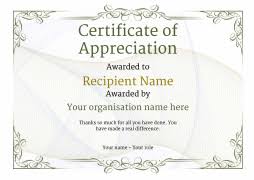 Struggling to find the right gift? Certificate Of Appreciation And Thank You Free And Simple To Use