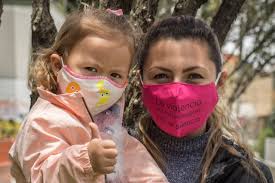 Encuentro virtual con Alejandra Borrero y campaña de prevención de  violencia de género con entrega de tapabocas