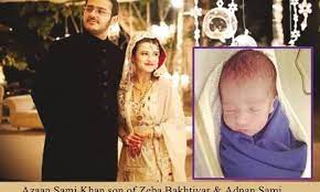 Azaan Sami Khan Has Blessed With A Baby Boy Bollywood singer and songwriter adnan sami attends a music album launch function with his son azaan in mumbai on september 8, 2009. azaan sami khan has blessed with a baby boy