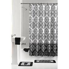 Black And White Bathroom Set Walmart Mainstays Ashur 15 Piece Bath Set 14 96 Black And Gold Bathroom Bathroom Sets Insulated Curtains