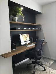 Contemporary Home Office Design Ideas A Tiny Home Office Might Benefit From Having Fitted Furni Contemporary Home Office Home Office Design Home Office Decor