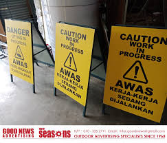 Good News Advertising Bunting Signboard Flyer Sticker Printing Safety Sign Printing Making And Installation For Penang Port At Butterworth Penang