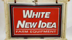 1980s White New Idea Farm Equipment
