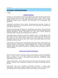 • kesejahteraan hidup masyarakat terjejas. Kemerdekaan Malaysia