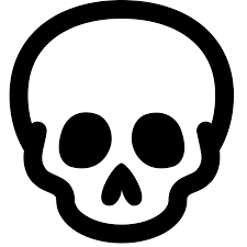 Skull Icon An Empty Skull Mandible Missing Clean Of Flesh Teeth Missing This Skull Has Been Uninhabited For A While Starin Skull Icon Clip Art Png Images