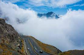 A beautiful view of Al Hada, Taif 🚗 ⛰️☁️منظر جميل لطريق الهدا بالطائف