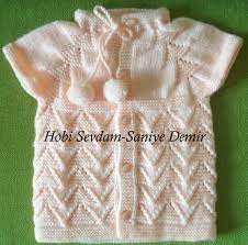 Iki Sisle Ordugum Bebek Yelegi Bebek Elbise Ogreticileri Bebek Yelek Triko